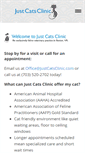 Mobile Screenshot of justcatsclinic.com